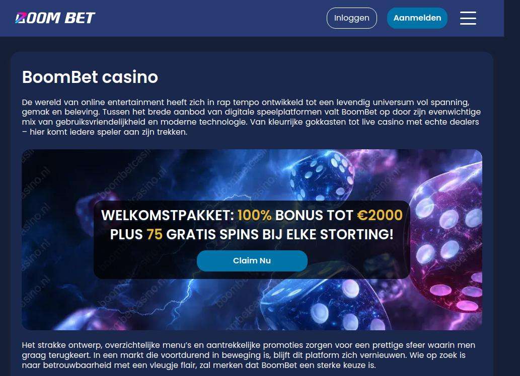 BoomBet Casino : L'Excellence du Support Client à l'Ère Crypto pour les Joueurs Néerlandais